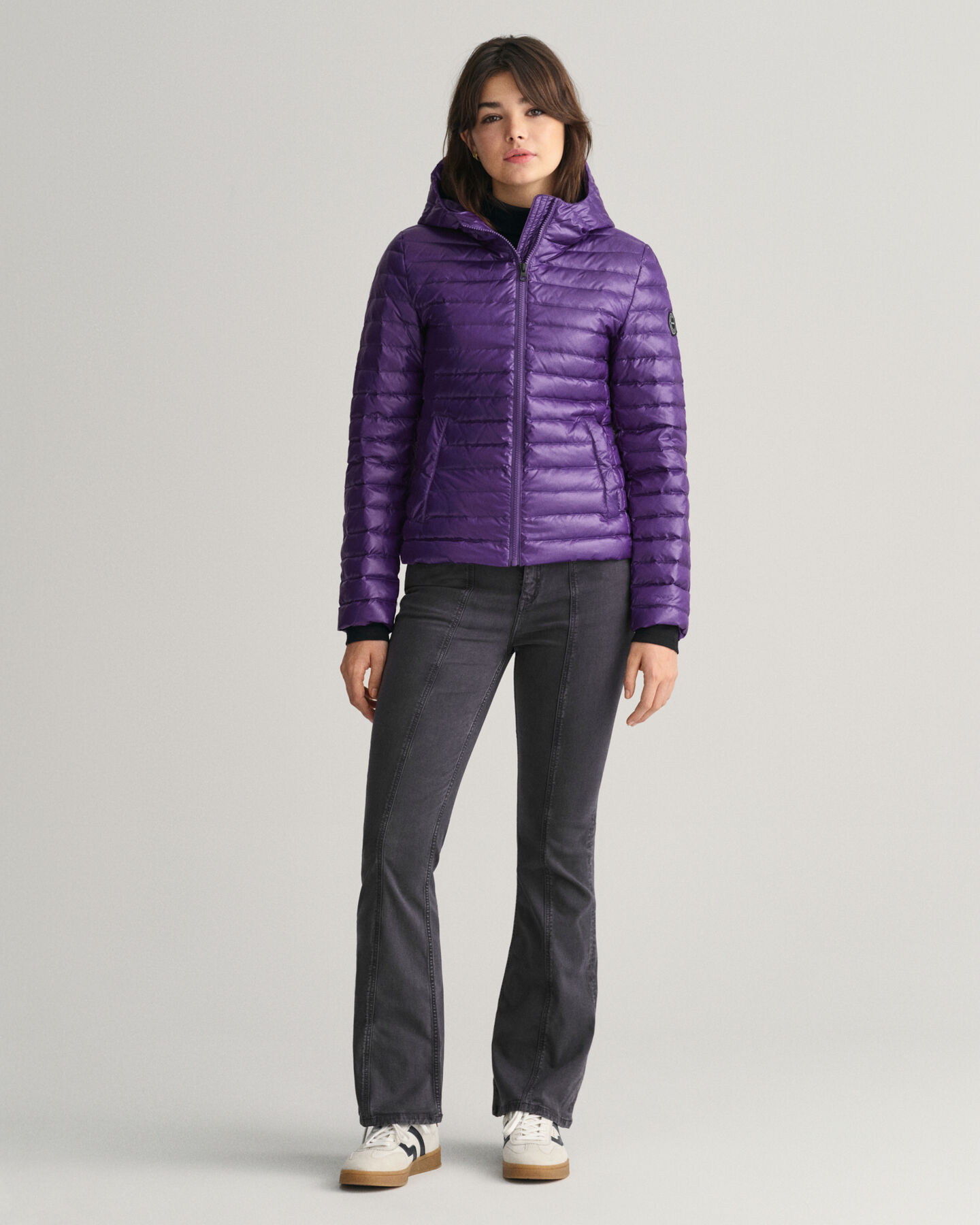 Teen Girls Shiny let vatteret dunjakke