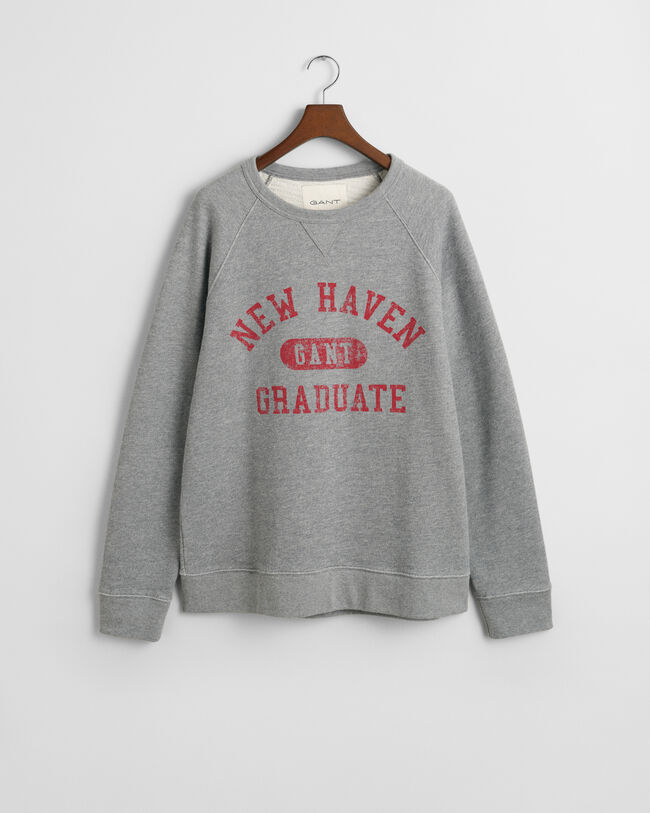 Graphic sweatshirt med crewneck
