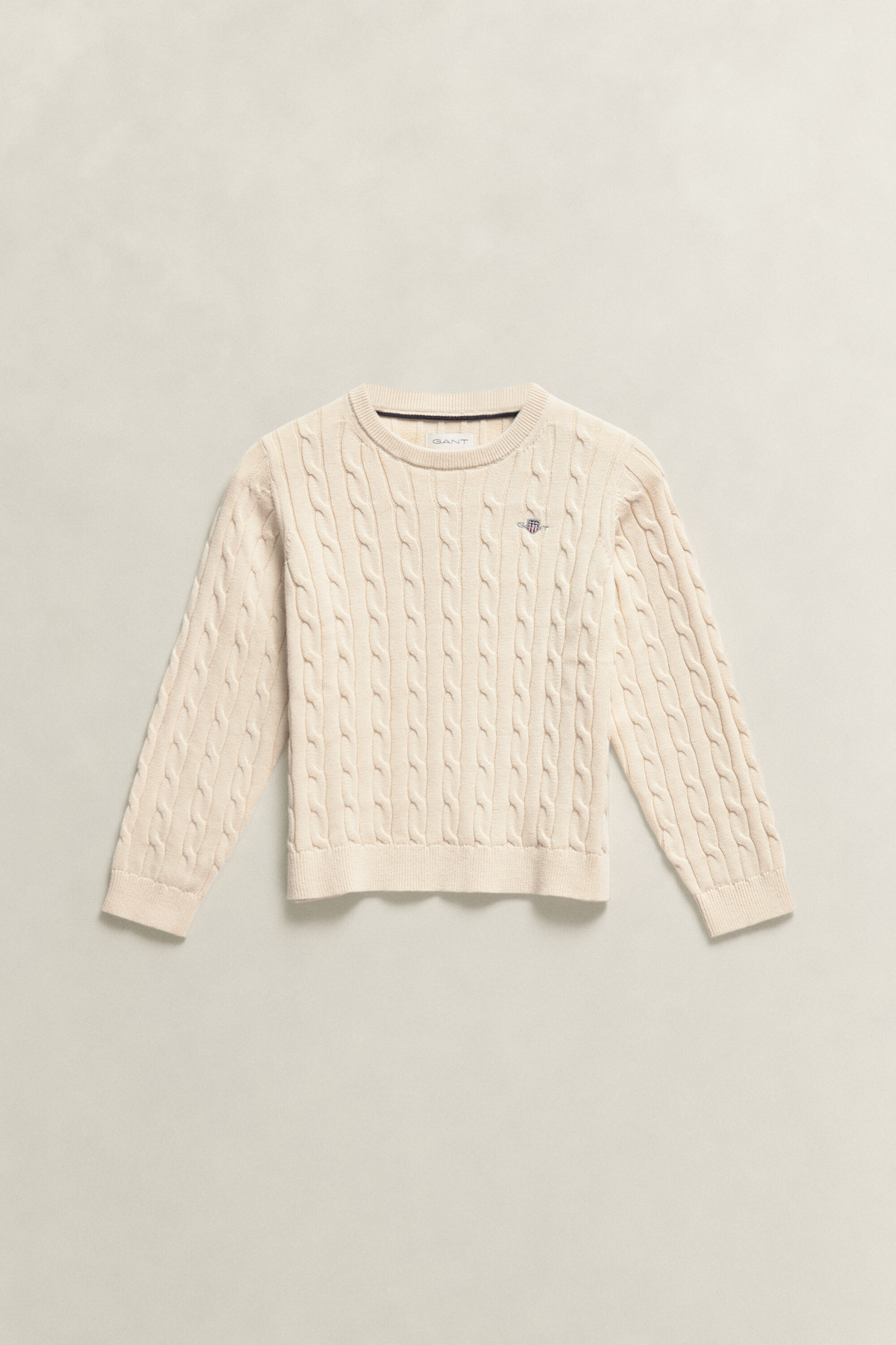 Boys Shield kabelstrikket sweater