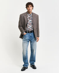 Remake Relaxed fit patchwork skjorte