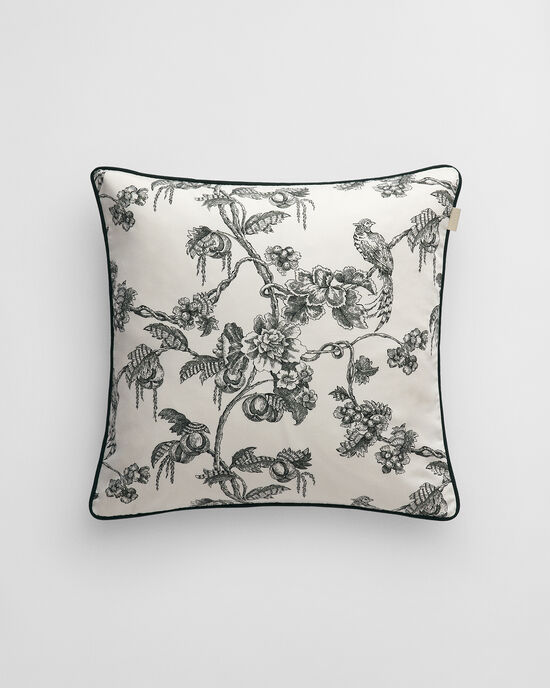 Satin pudebetræk med trætryk