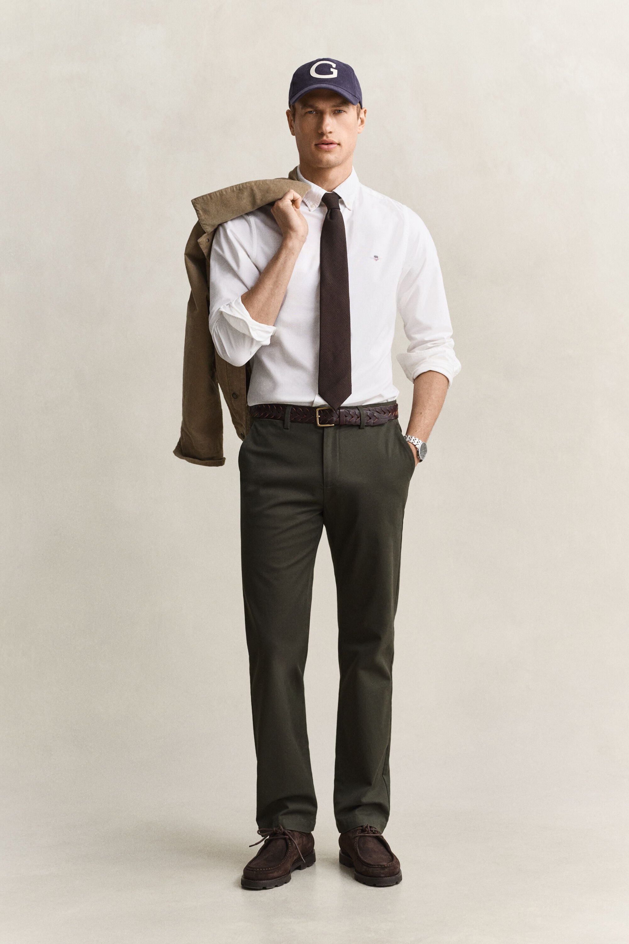 Regular fit smarte chinobukser