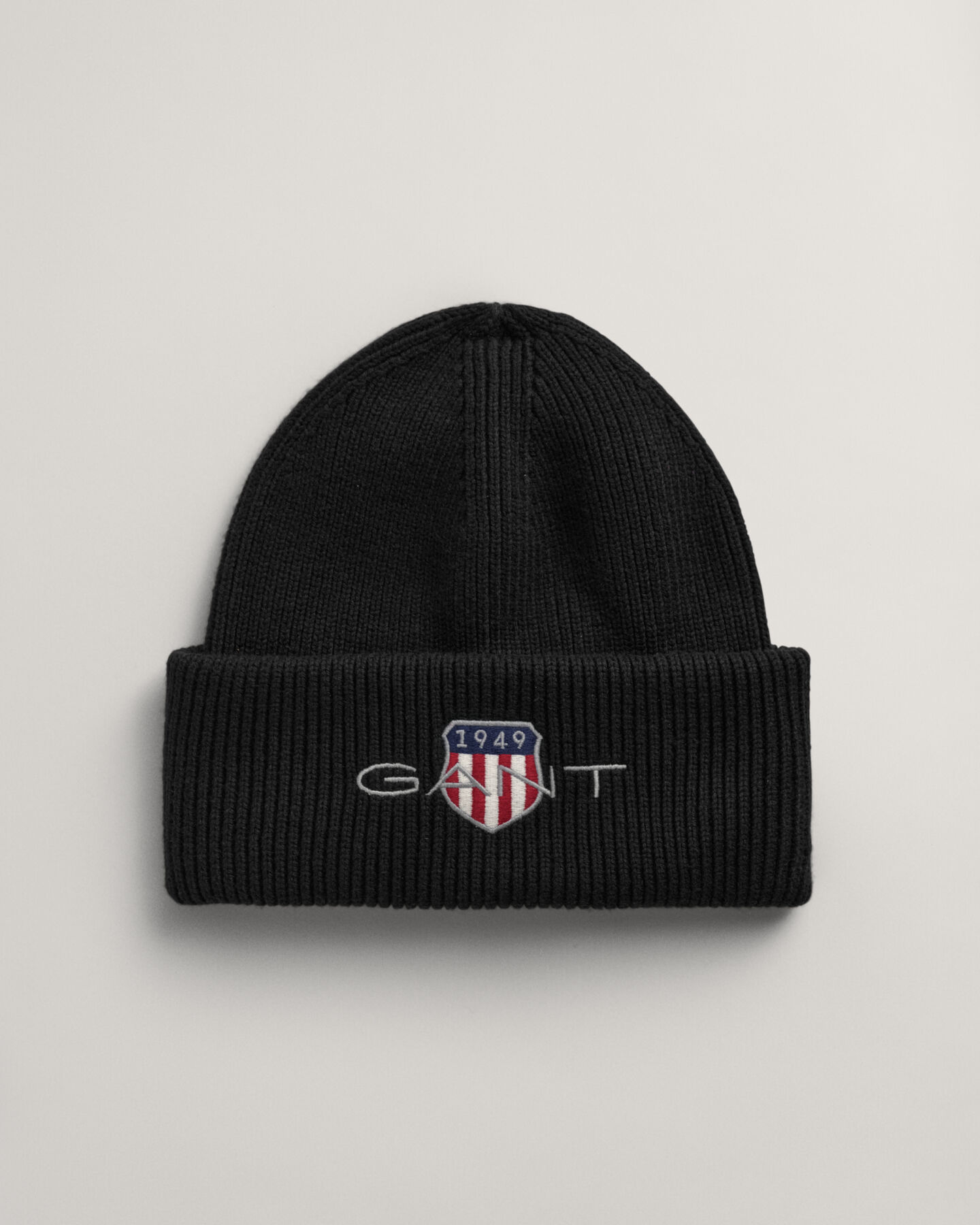 Archive Shield beanie af bomuld