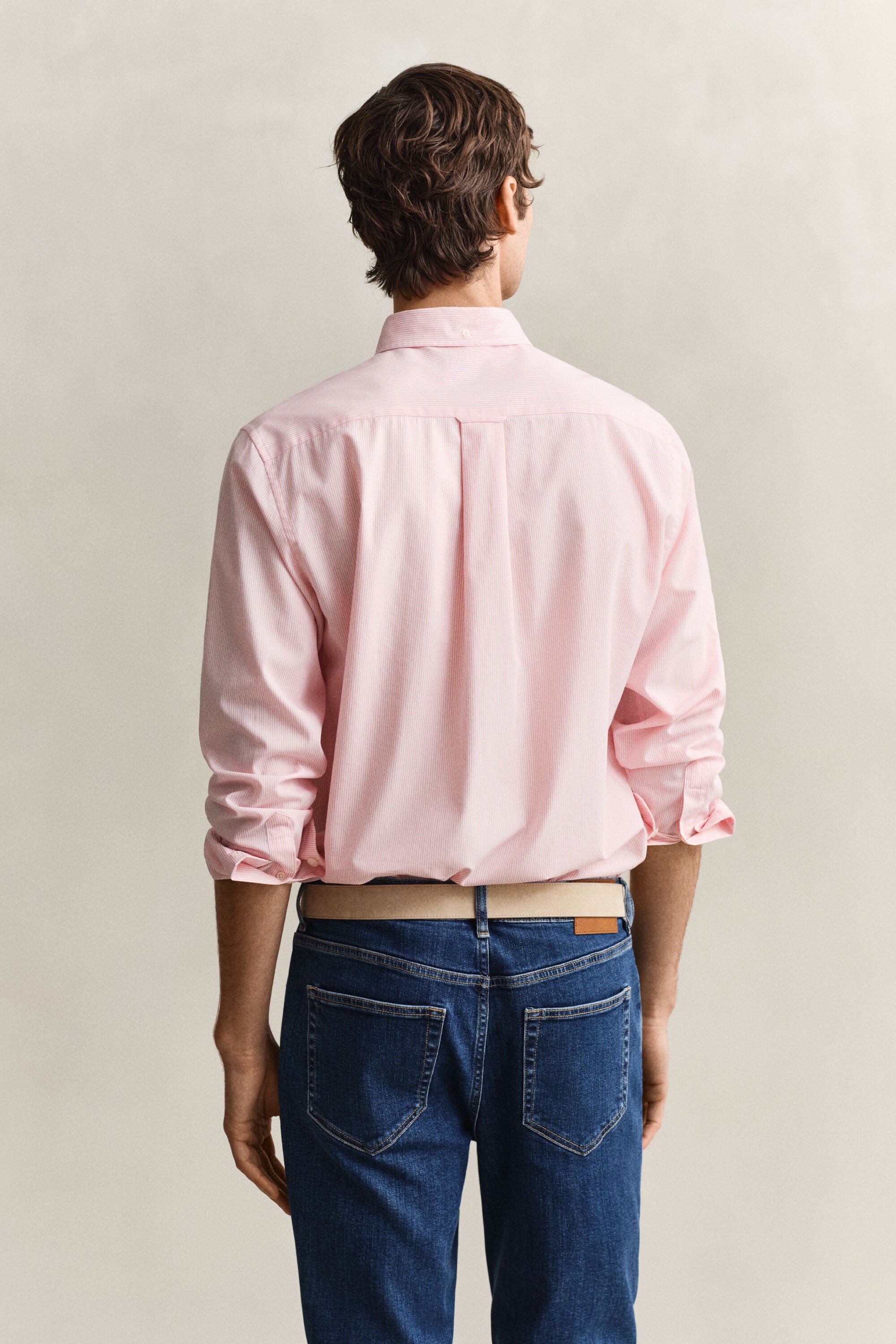 Bankerstribet klassisk poplin-skjorte