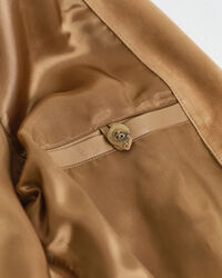 Harrington jakke af ruskind