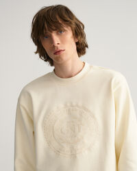 Monogram sweatshirt med crewneck