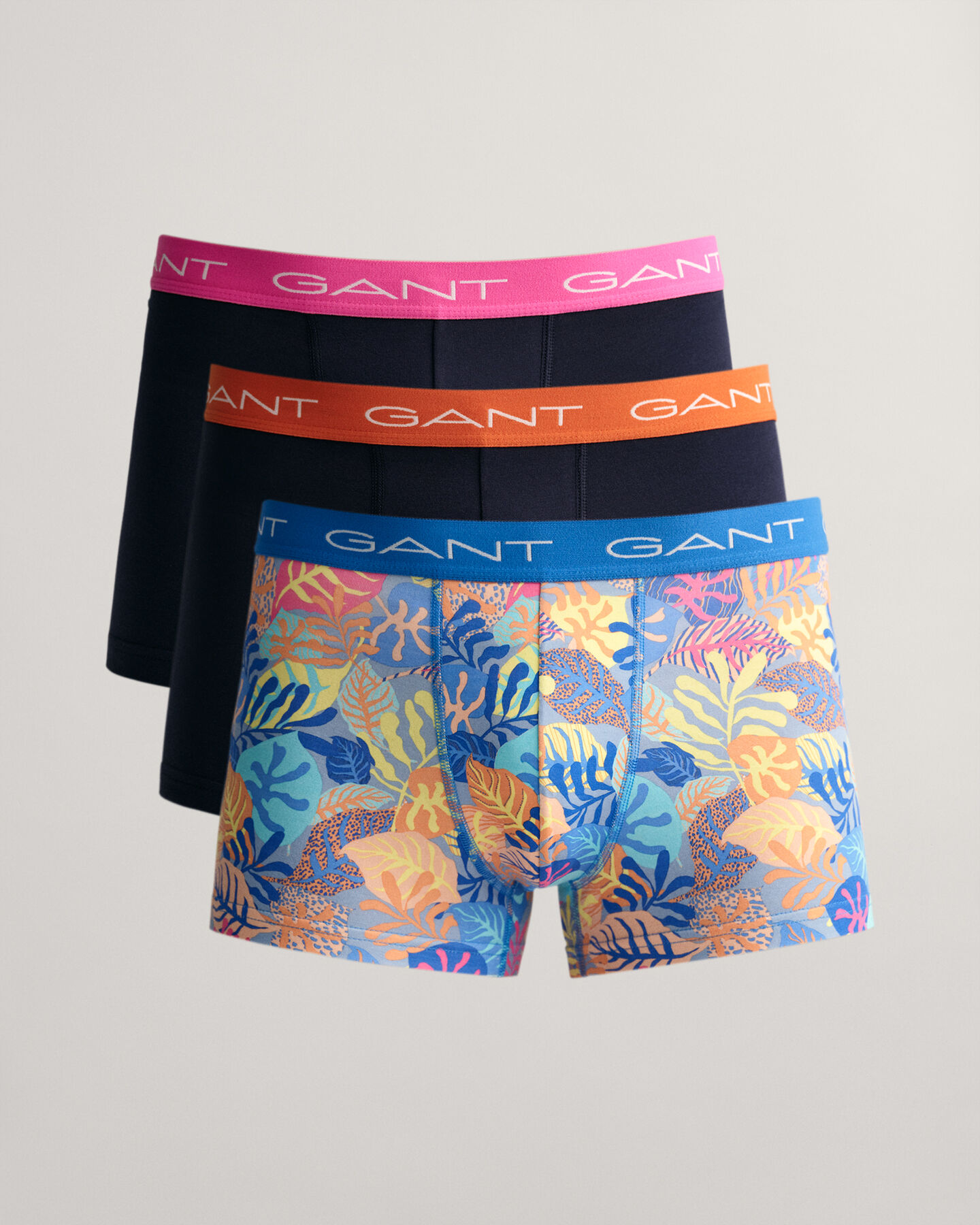 3-Pack trunk-underbukser med Tropical-tryk