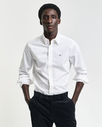 Slim fit klassisk poplin-skjorte