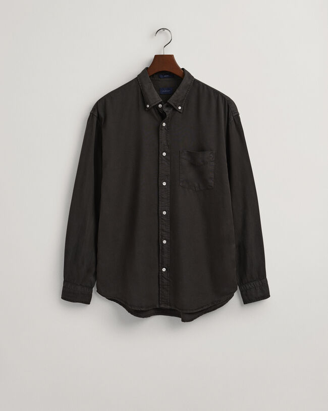 Relaxed fit garment-dyed lyocell-skjorte