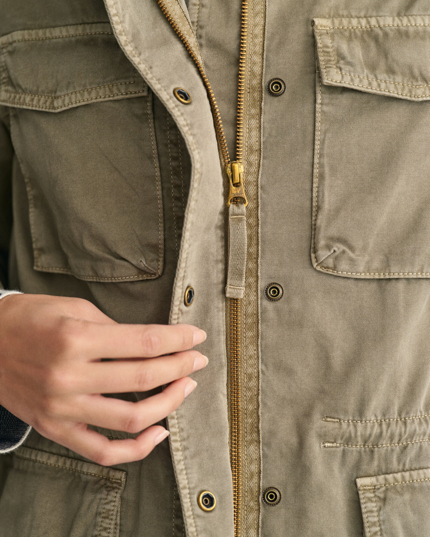 Garment-Dyed feltjakke