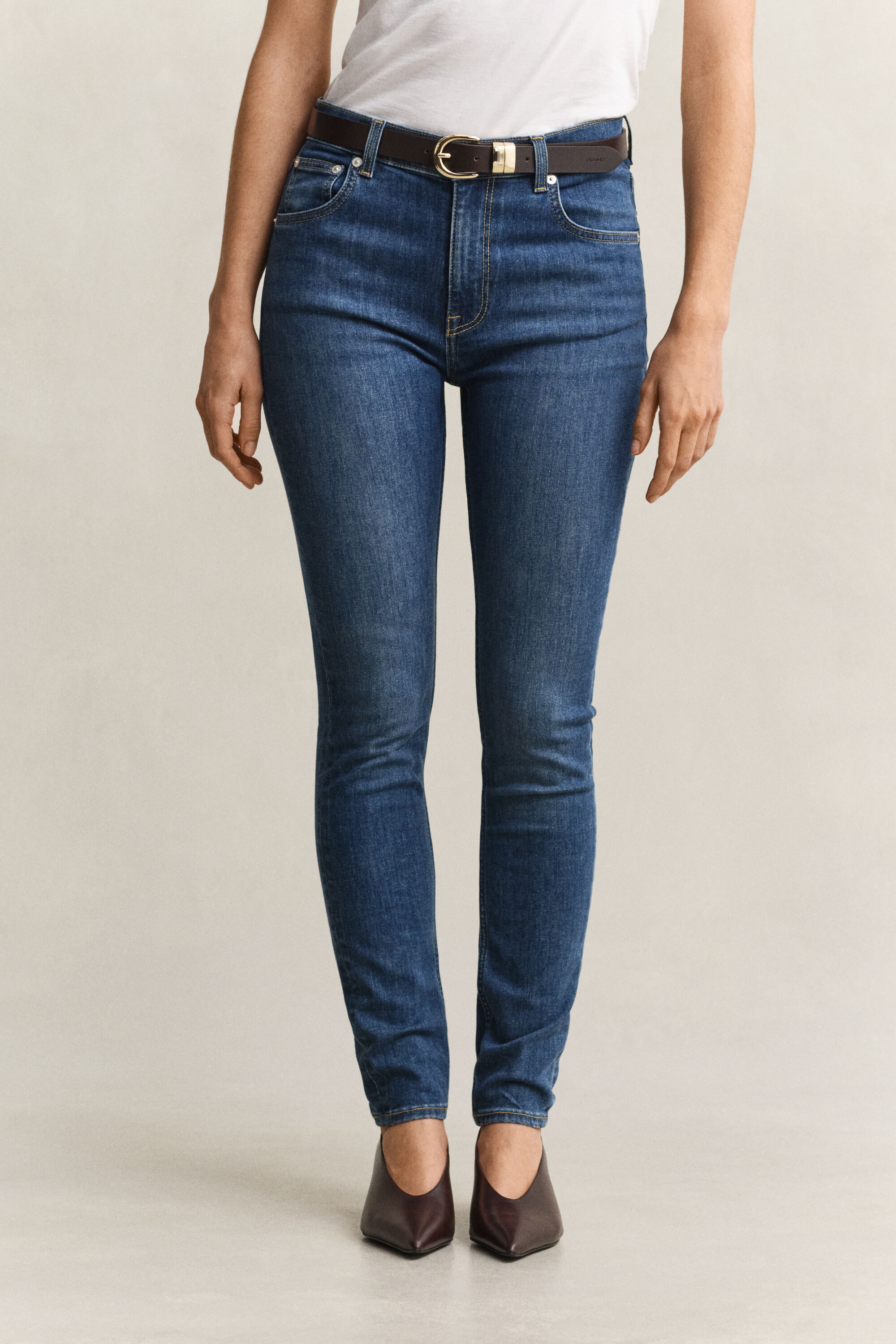 Skinny jeans med stræk