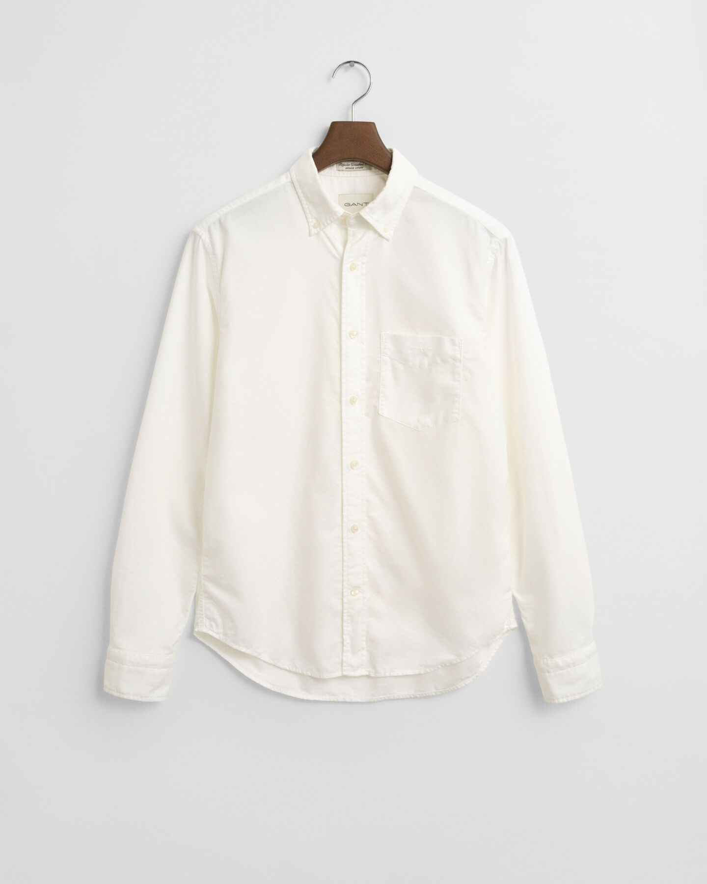 Regular fit garment-farvet Archive Oxford skjorte