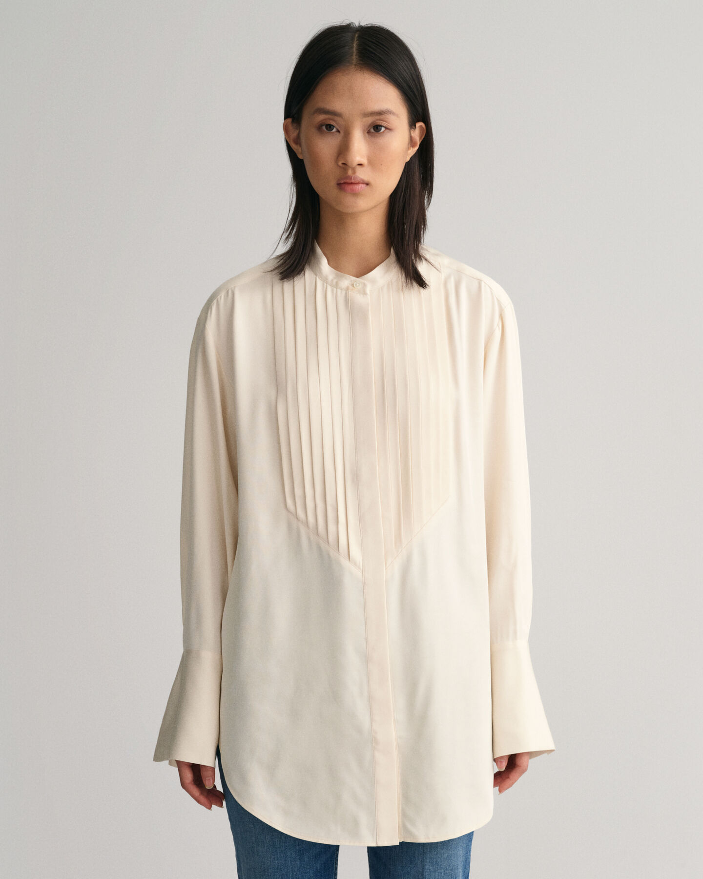 Relaxed Fit Tuxedo skjorte