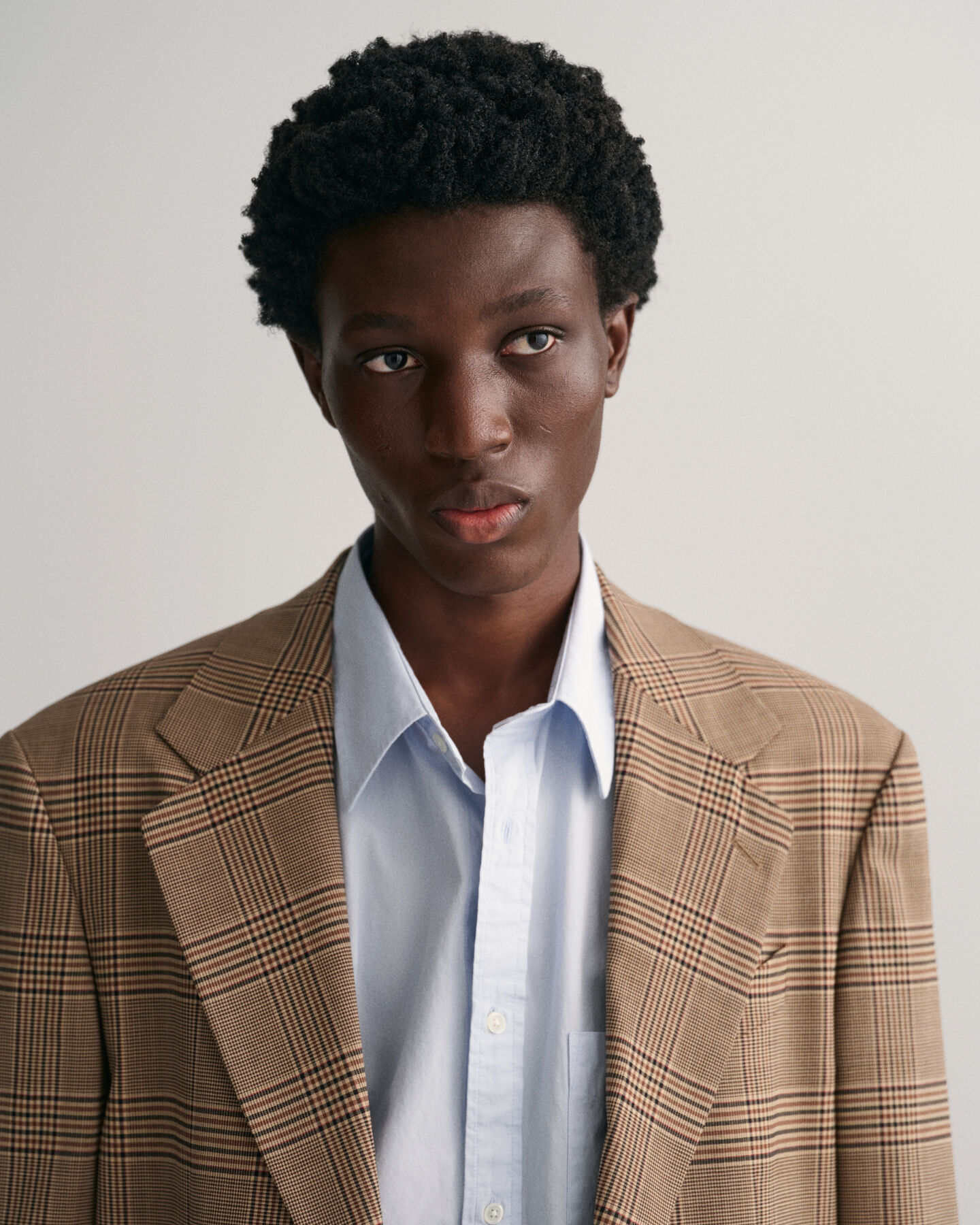 Relaxed Fit Glen-ternet blazer