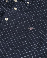 Regular fit skjorte med mikro-tryk