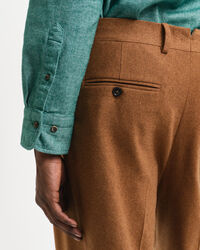 Regular fit sildebensm&oslash;nstret flannelskjorte