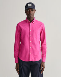 Regular fit Sunfaded Oxford-skjorte