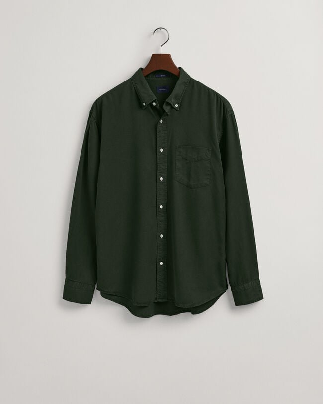 Relaxed fit garment-dyed lyocell-skjorte