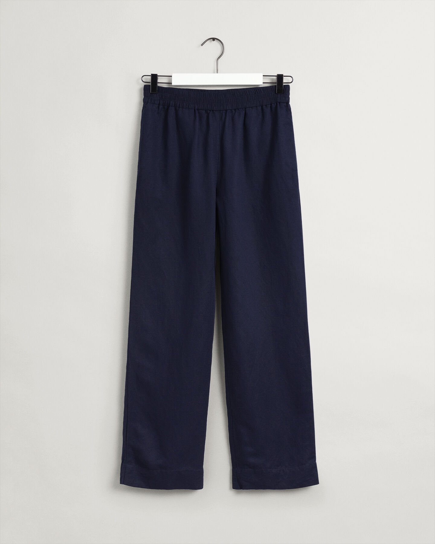 Pull-on-bukser i hør- og viskoseblanding