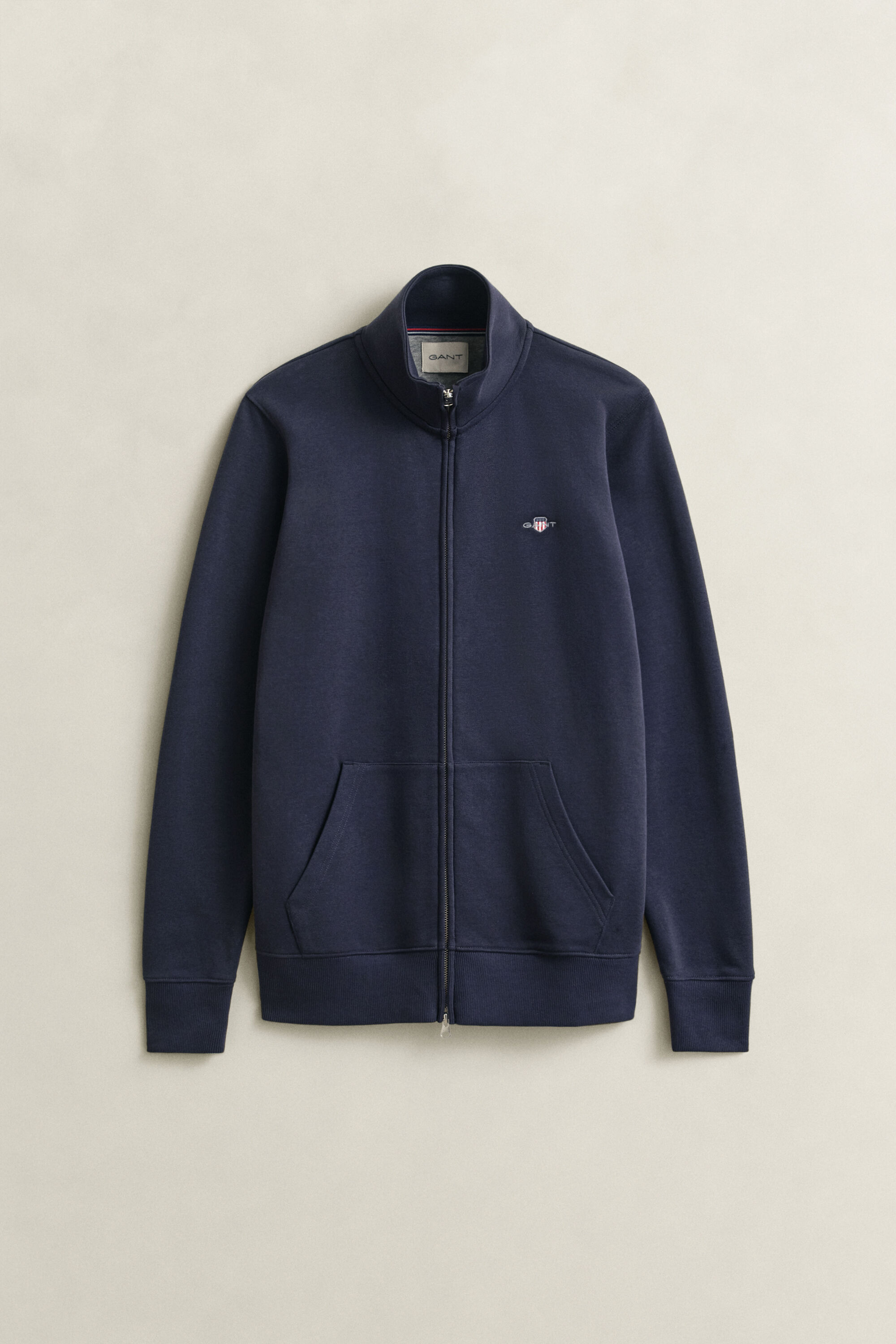 Shield sweatshirt med lynlås