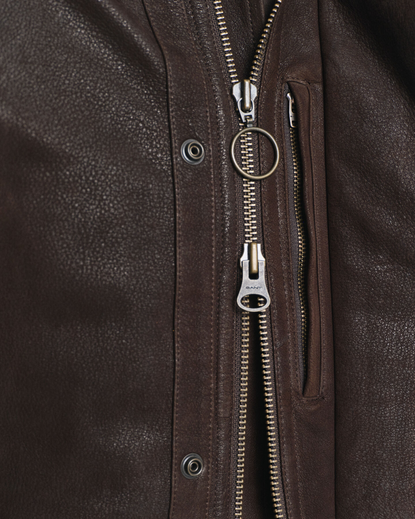 Decker jakke i nubuck