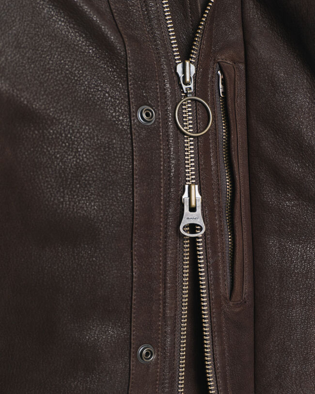 Decker jakke i nubuck