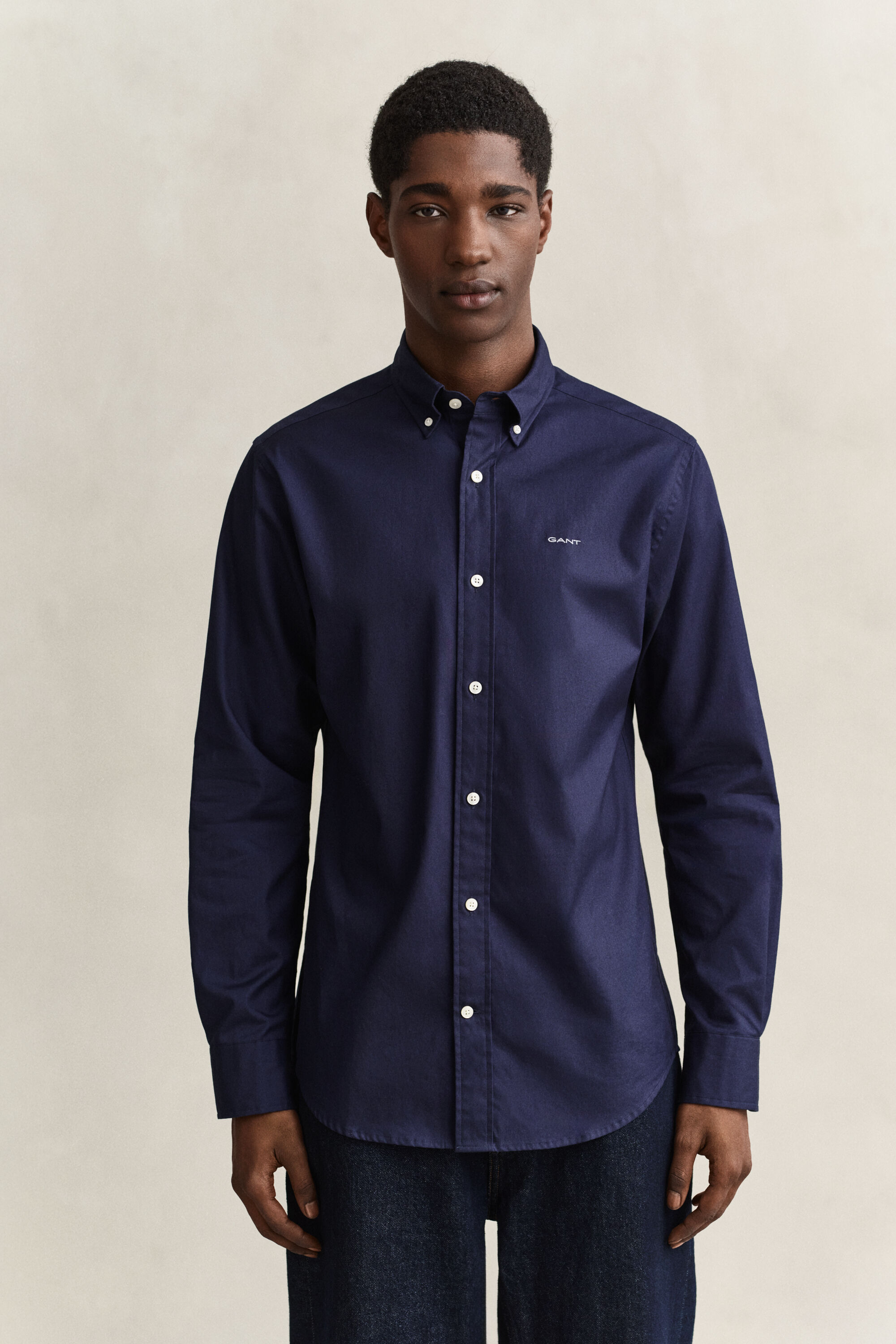 Regular fit pinpoint Oxford-skjorte
