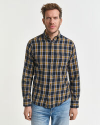Regular fit ternet Windblown flannelskjorte