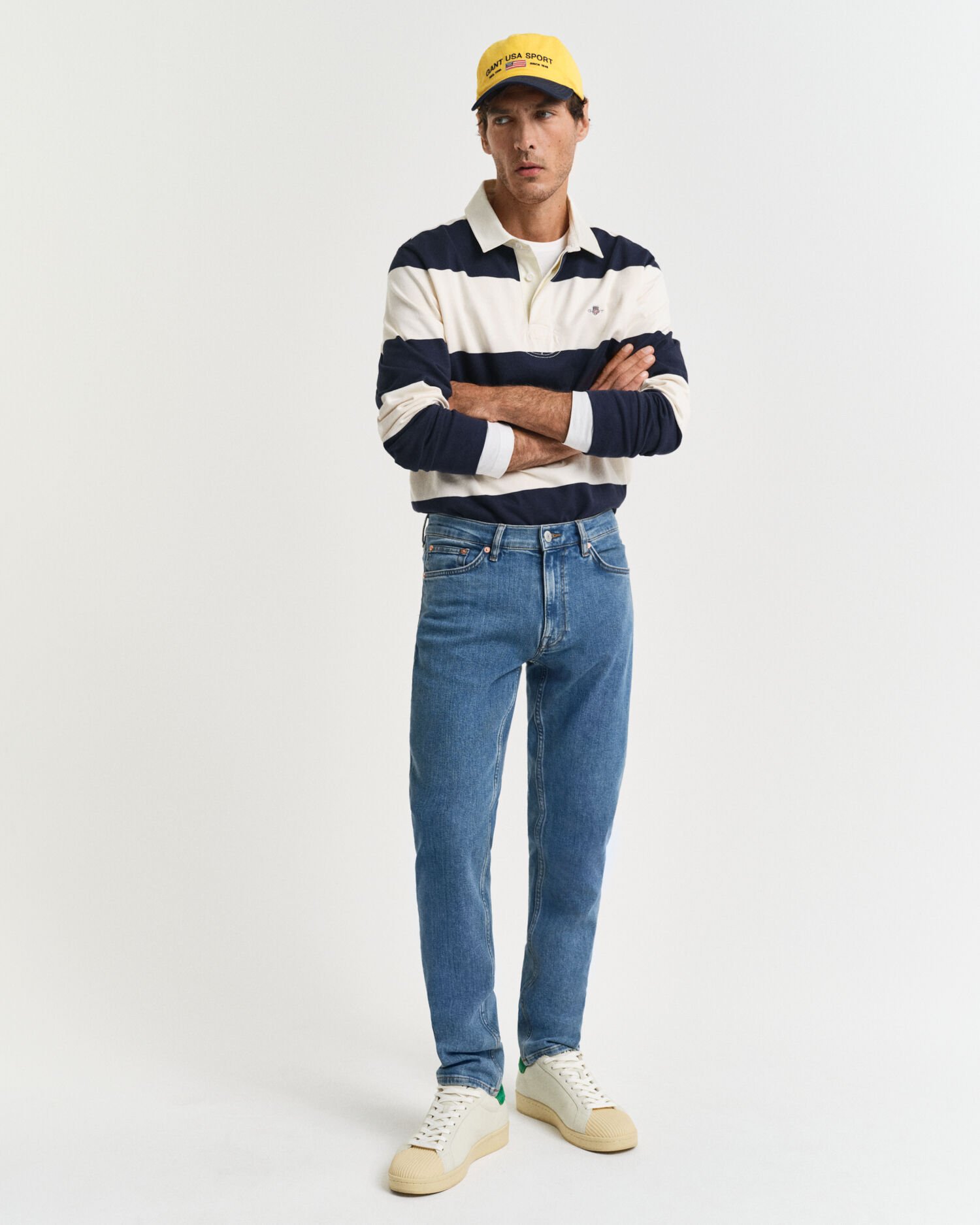 Slim fit jeans i let vask