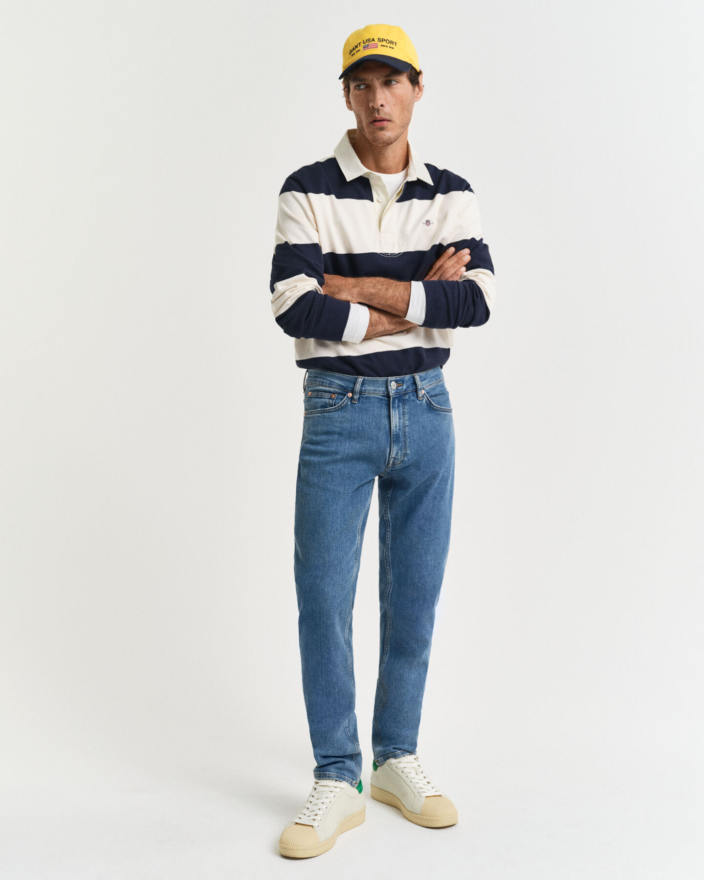 Slim fit jeans i let vask