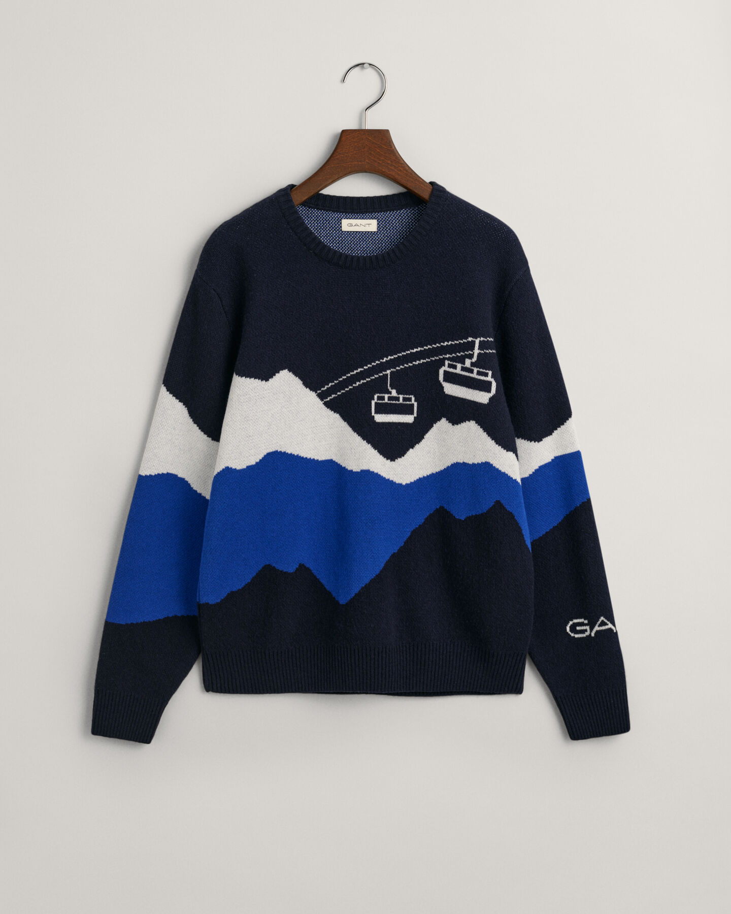Teens Alpine jacquard crewneck sweater