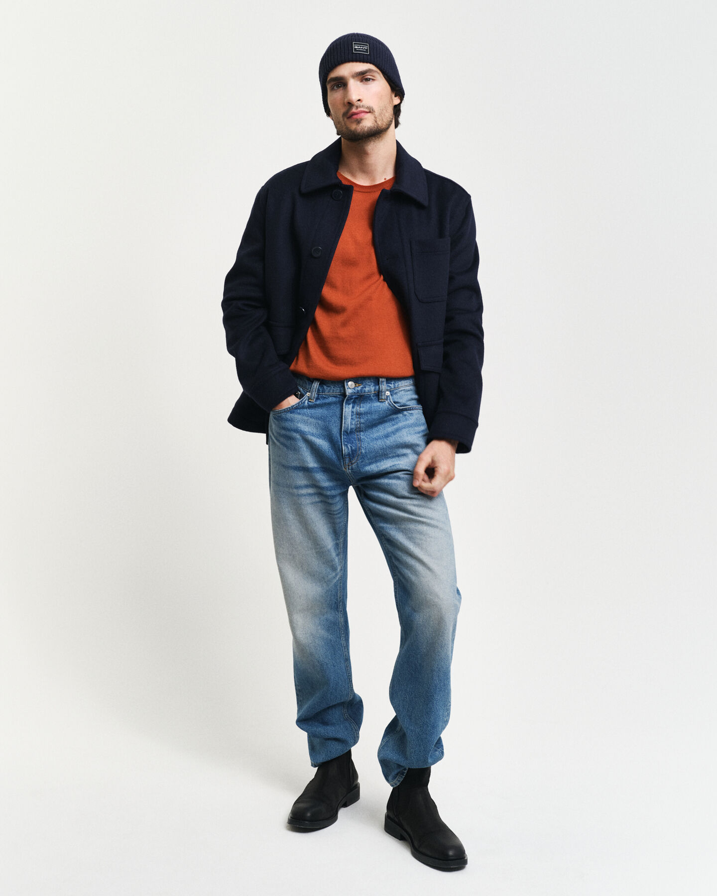 Crewneck sweater af ekstra fin merinould