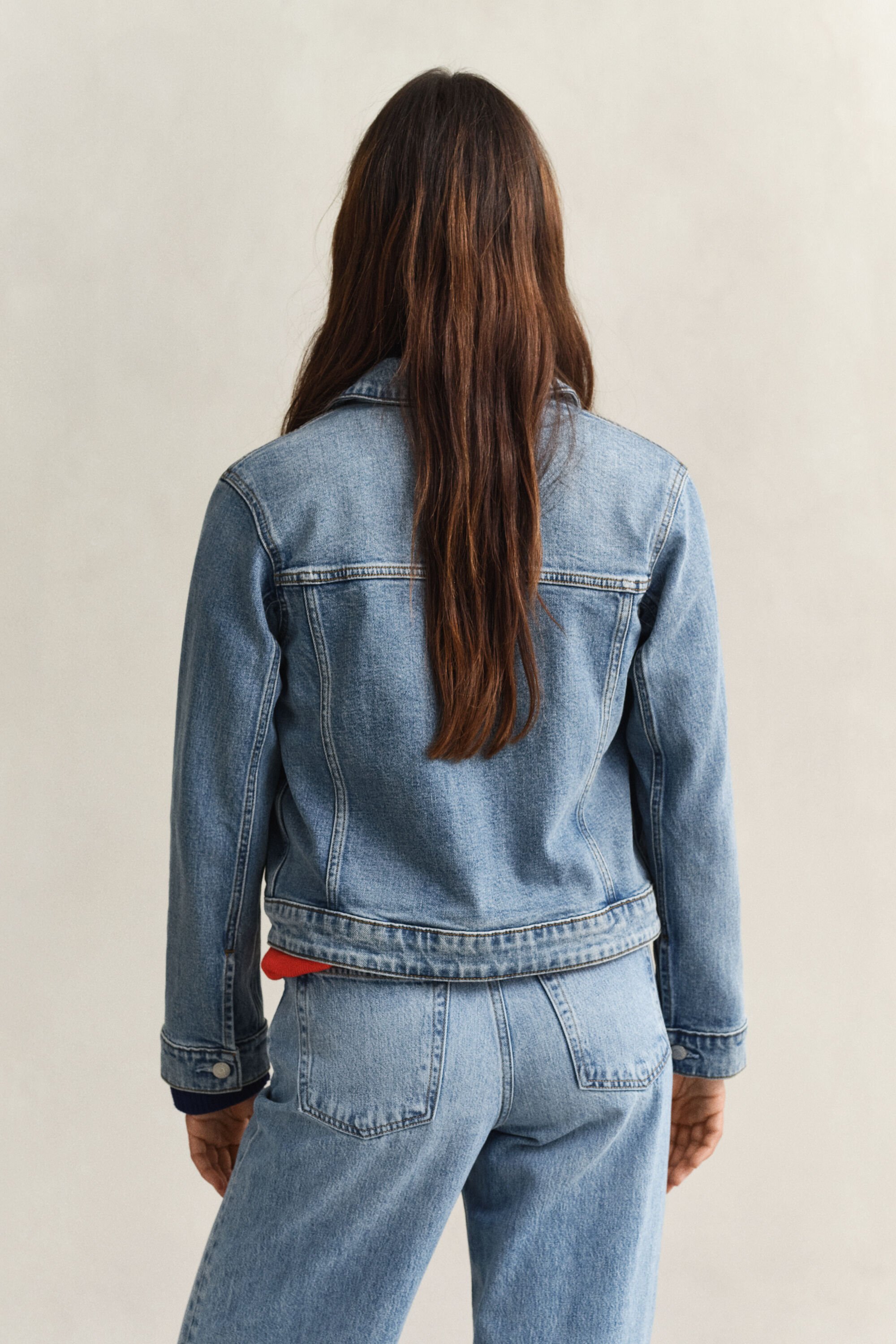 Denim trucker-jakke