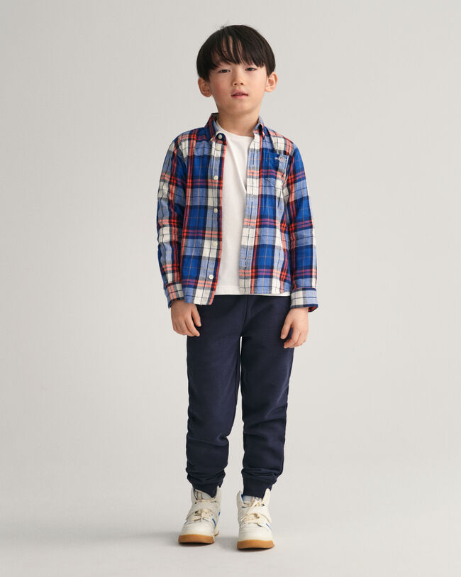 Kids Regular fit ternet flannelskjorte