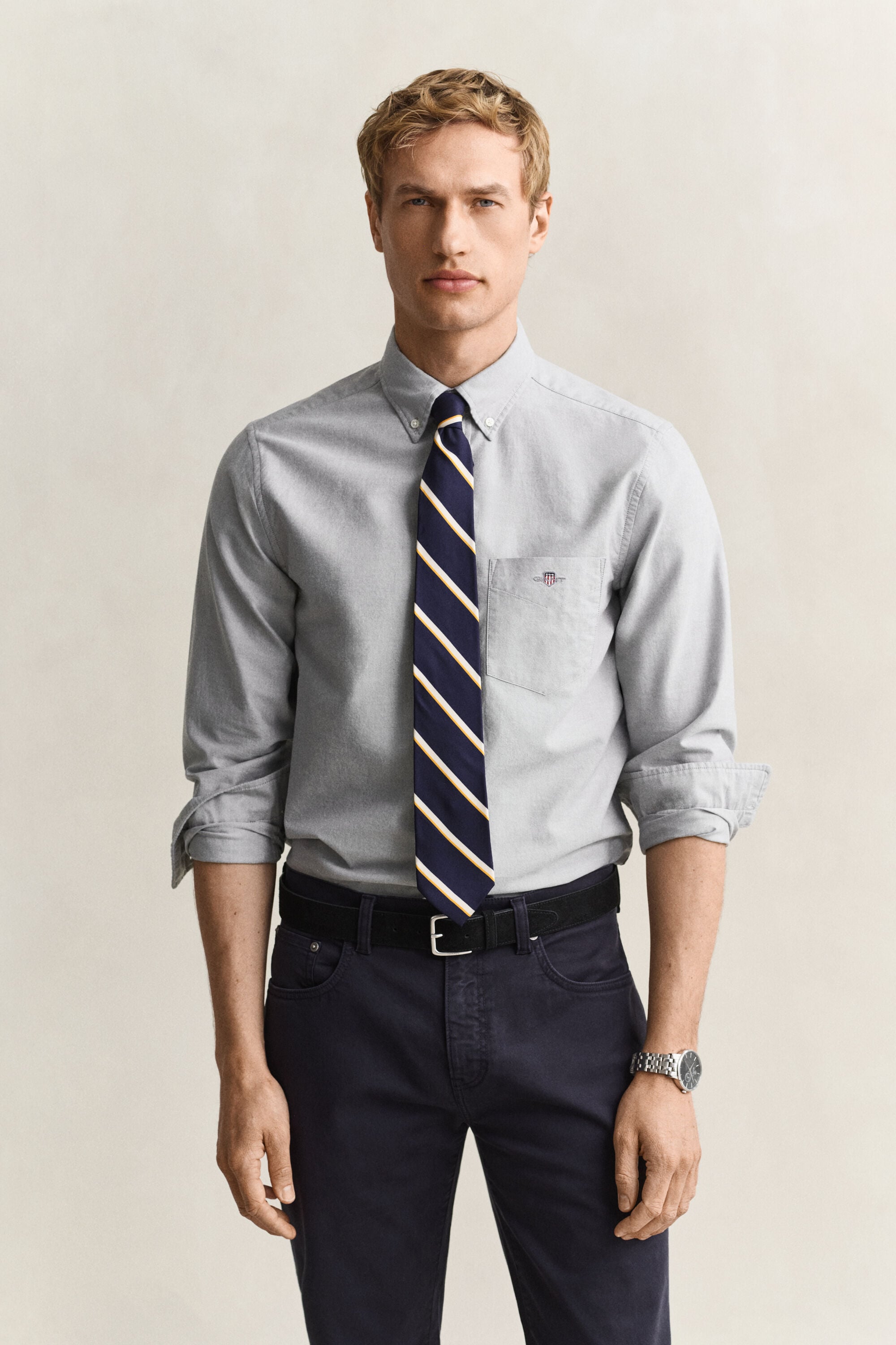 Regular fit klassisk Oxford-skjorte