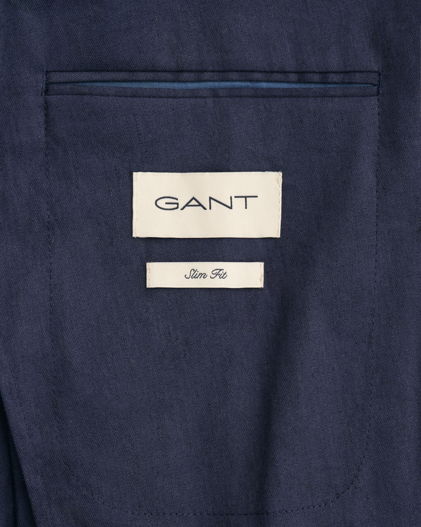 Jakkes&aelig;t-blazer af h&oslash;r og bomuld