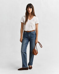 Shield T-shirt med V-hals