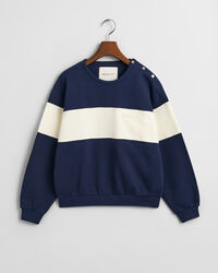 Crewneck sweatshirt med farveblokke