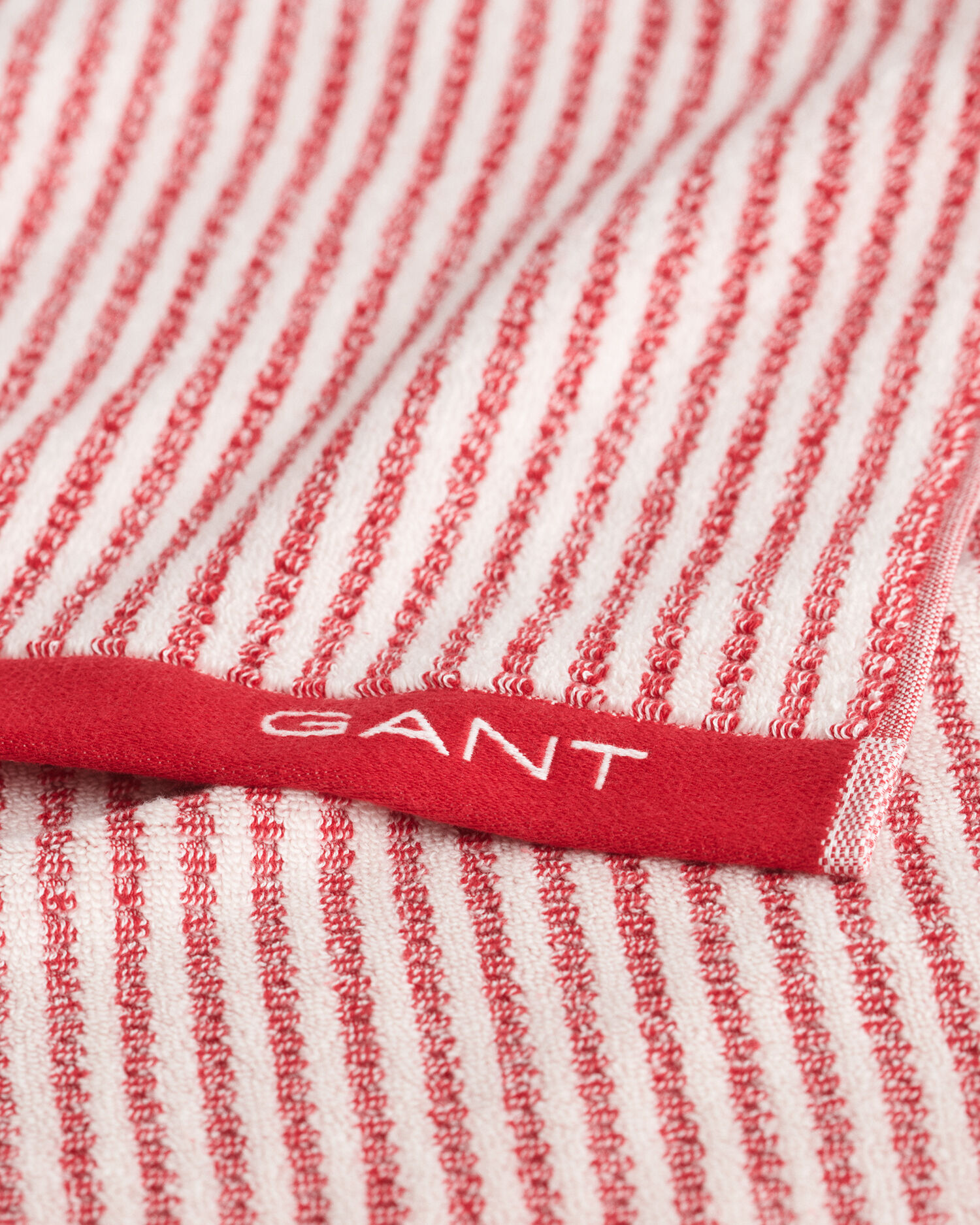 Stribet håndklæde 50x70