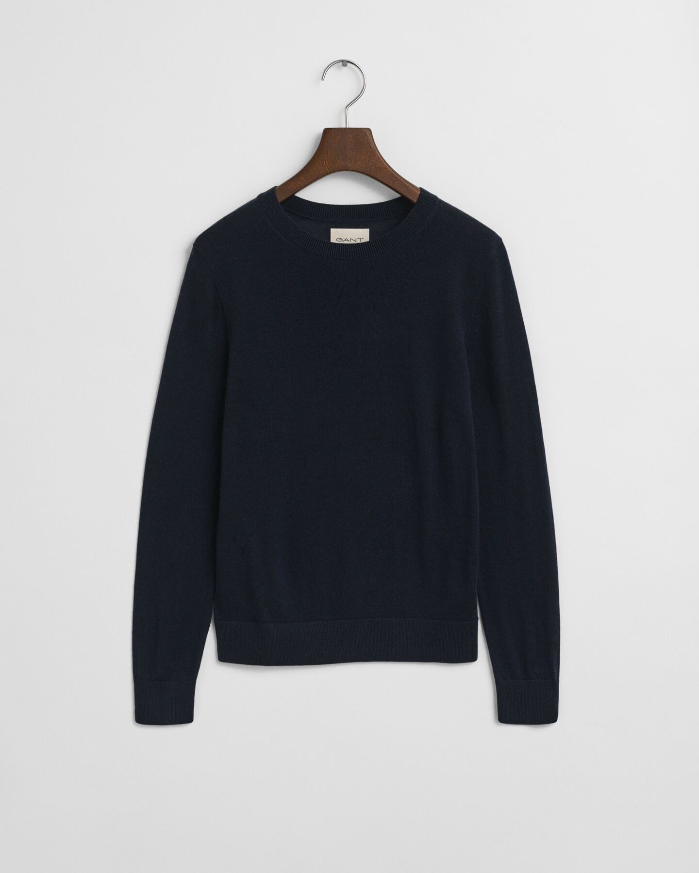 Crewneck sweater af ekstra fin merinould