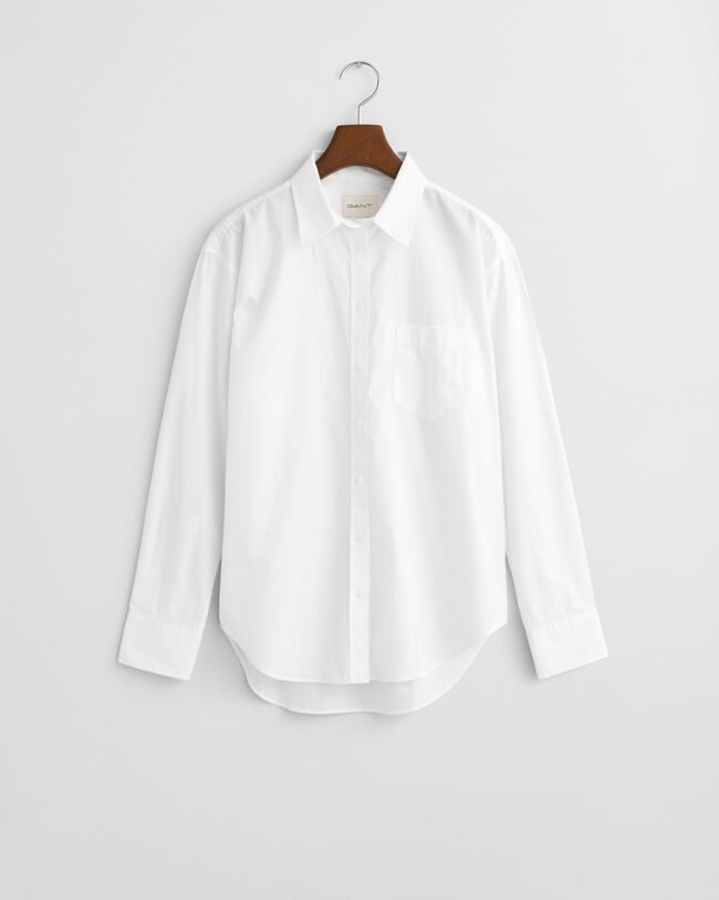 Relaxed Fit klassisk poplin-skjorte