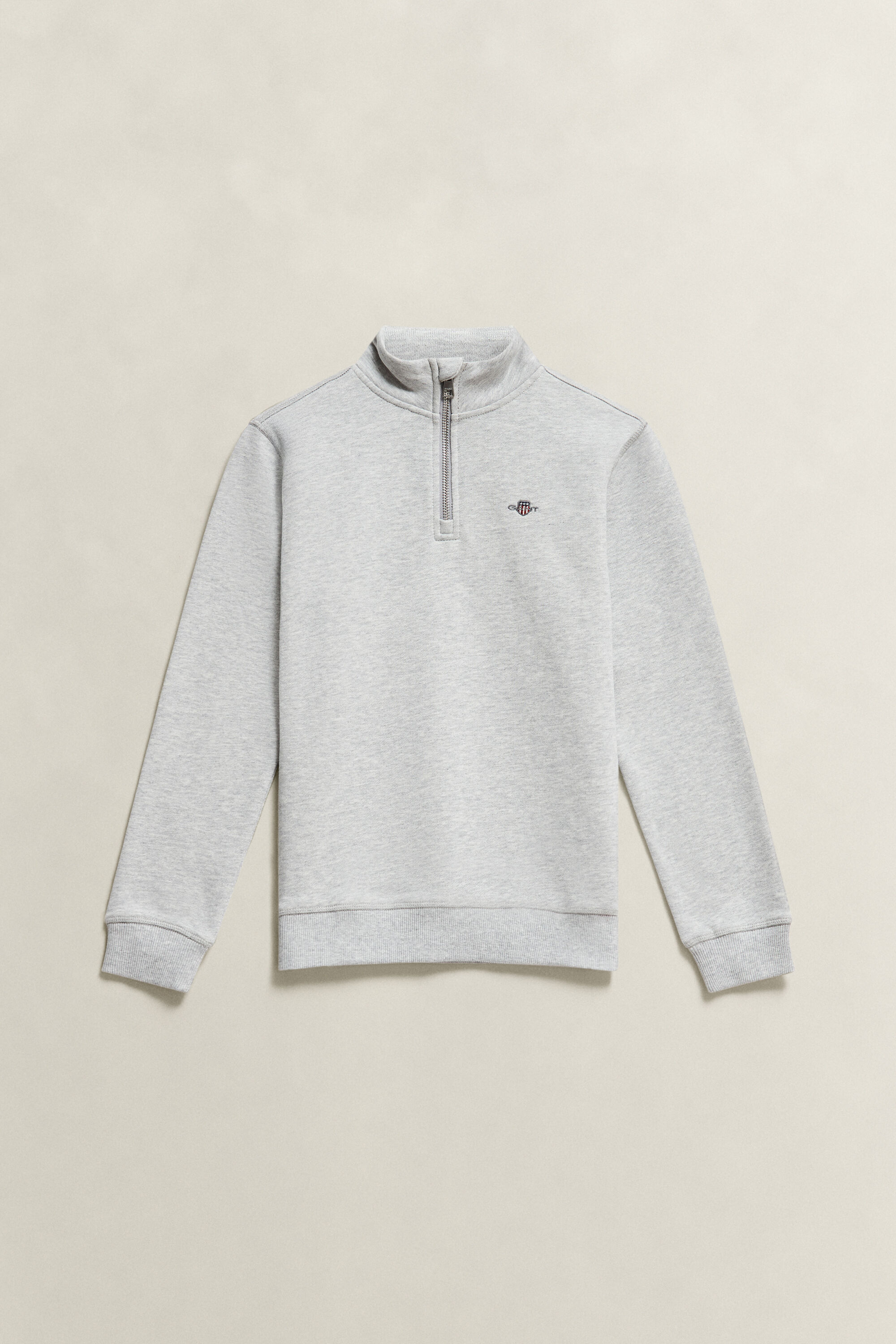 Teen Boys Shield sweatshirt med halv lynlås