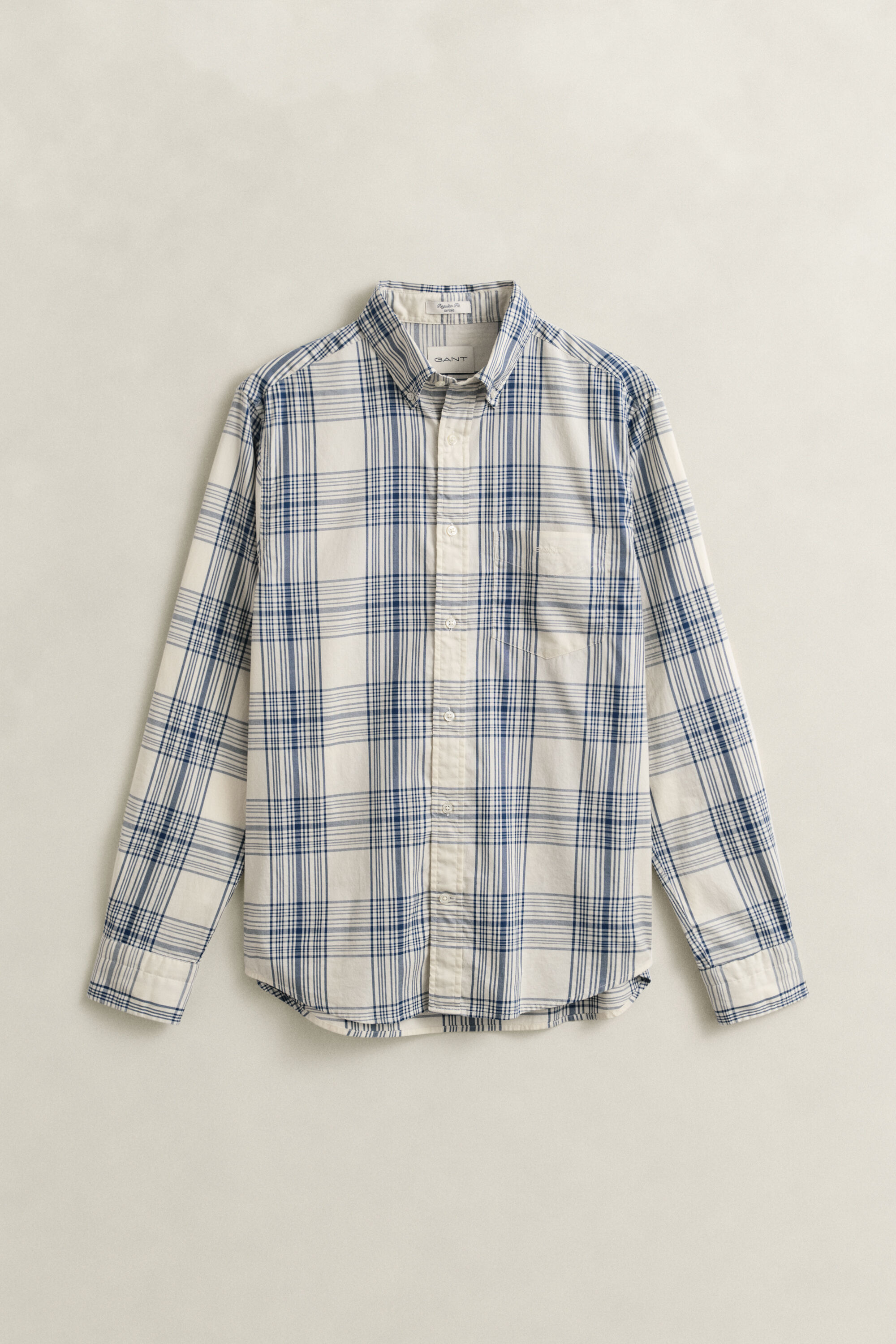 Regular fit Dreamy Oxford skjorte med tern