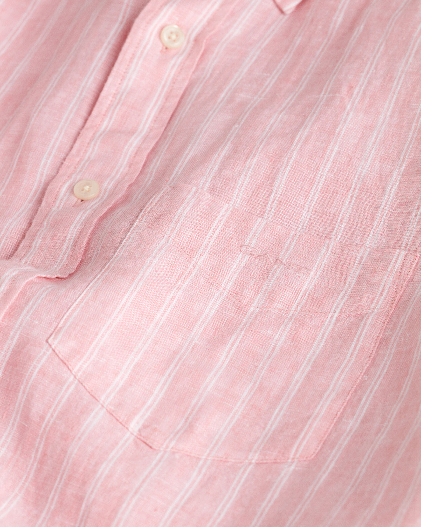 Regular fit stribet skjorte af h&oslash;r