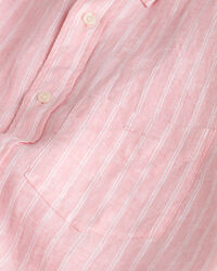 Regular fit stribet skjorte af h&oslash;r