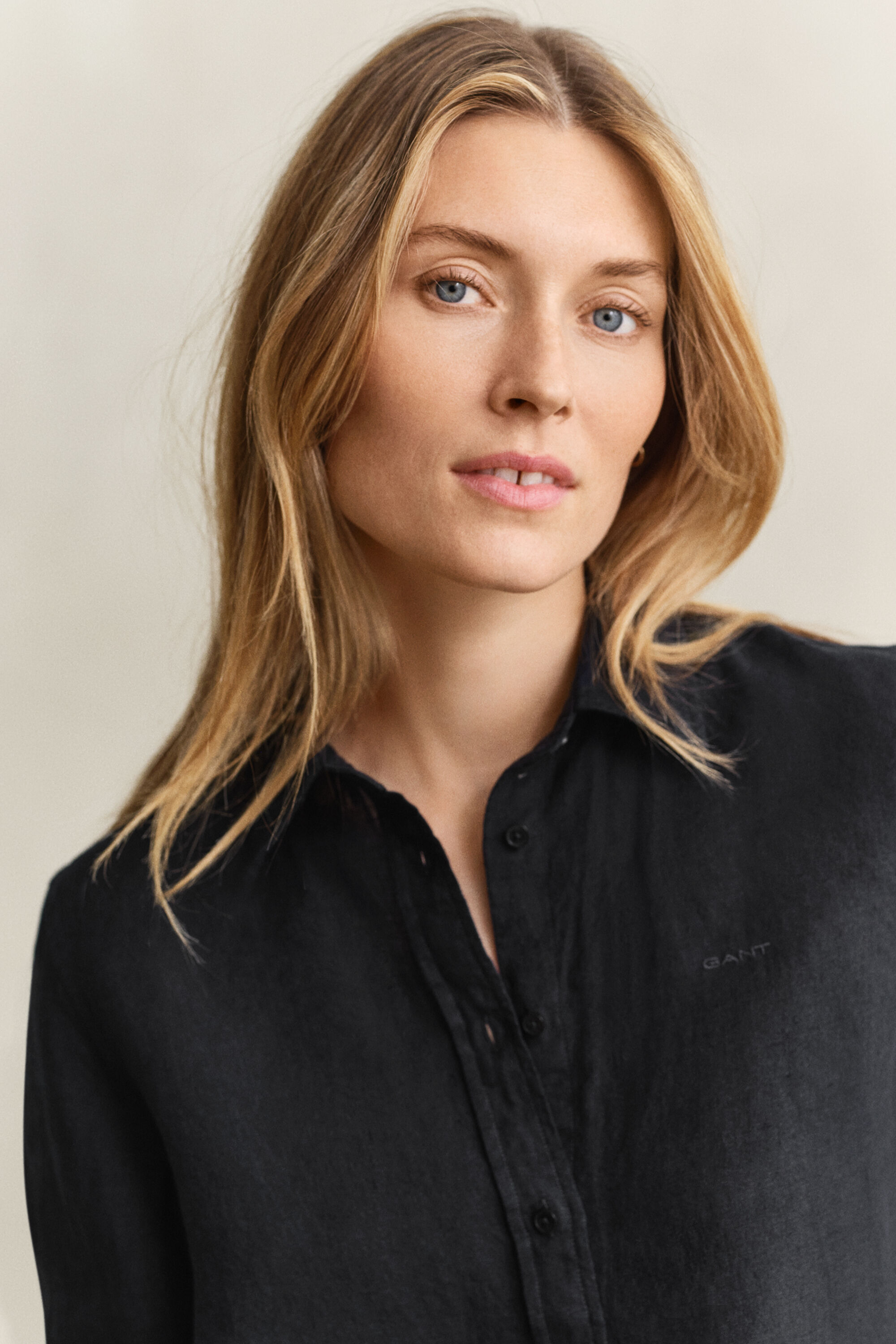 Regular fit skjorte af hør