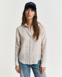 Regular fit skjorte af hør