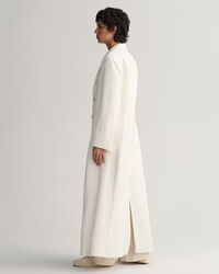 Fluid frakke i fuld længde