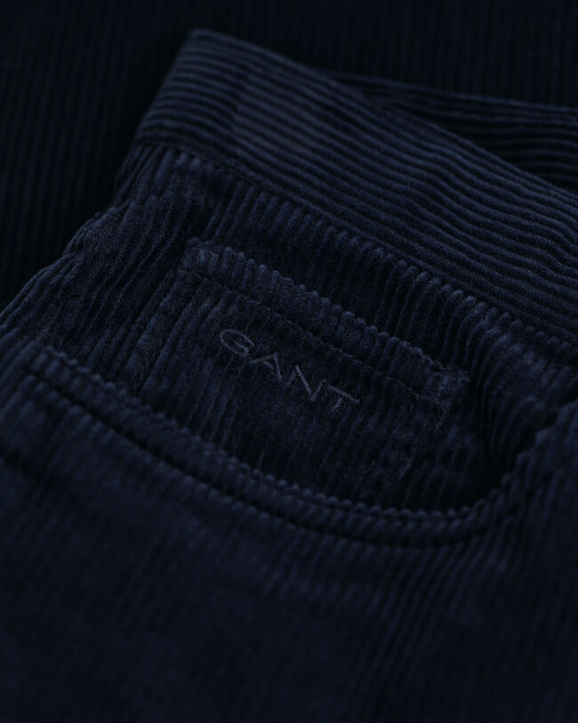 Teen Boys 5-lommers bukser i jernbanefløjl