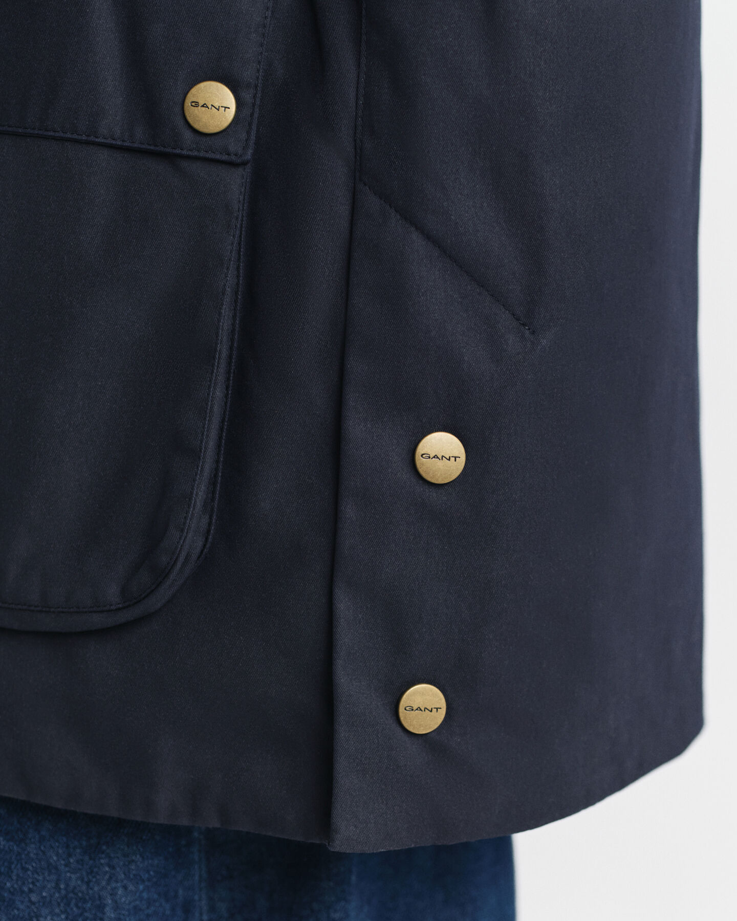 Vokset Double Decker bomuldsjakke